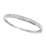UGJ111BW - 14K White Gold Bangle