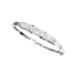 UGJ124W - 14K White Gold Bangle