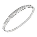 UGL060 - 14K White Gold Bangle