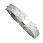 Y8RBL214AQ - 14K White Gold Bangle