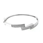 UB7539BGW -14K White Gold Bangle