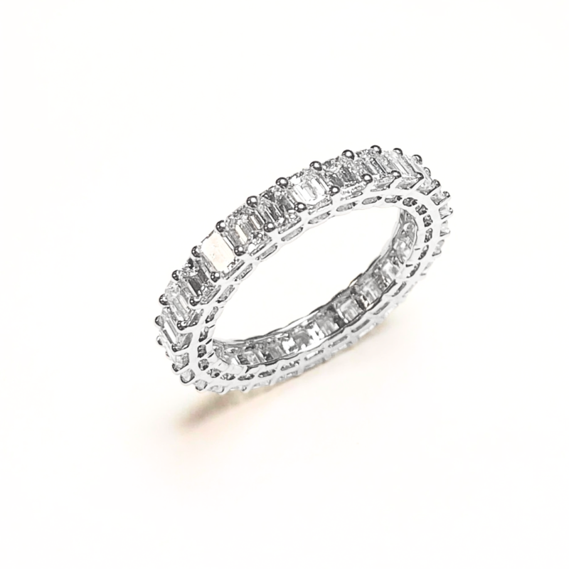 C342ET-EMW - 14K White Gold Eternity Band