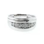 UB9543GW14 - 14K White Gold Gents Ring