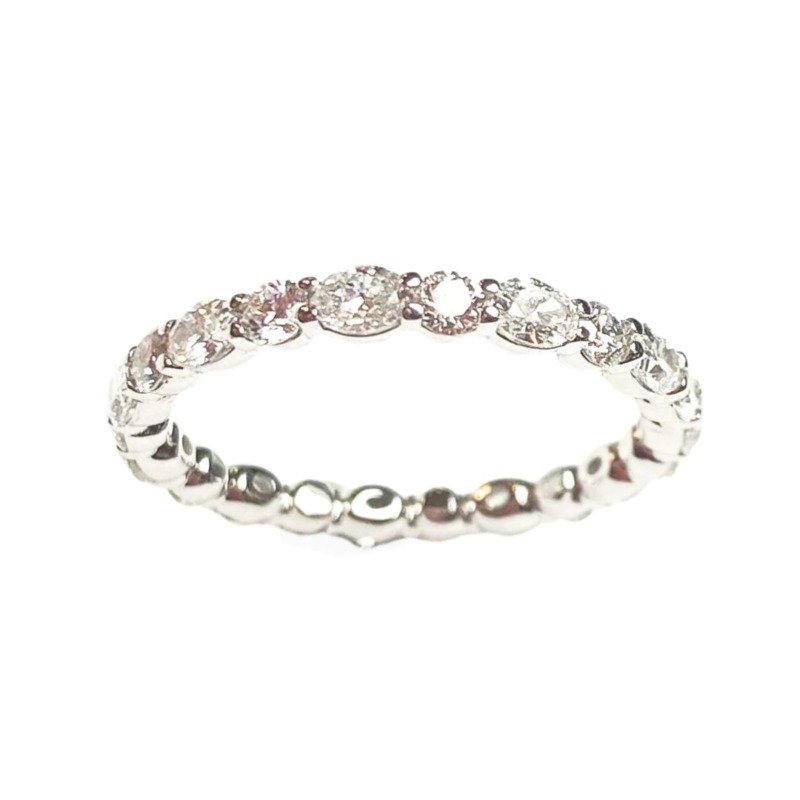C344ETW - 14K White Gold Eternity Band