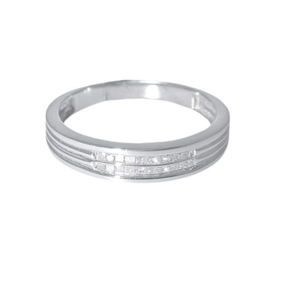 COGR14KW060 - 14K White Gold Gents Ring