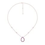 KN701148PRU - 14K Rose Gold Necklace