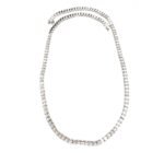 AN10909-1BCW - 14K White Gold Necklace