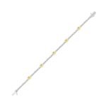 AB10983WY1 - 14K Two Tones Gold Bracelet