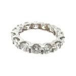 UB7714-5ETW/1 - 14K White Gold Anniversary Ring