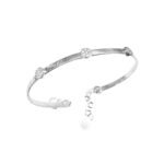 094-012-3SBGW - 14K White Gold Bangle