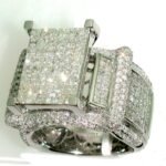 Y7CLR401R1/W - 14K White Gold Engagement Ring