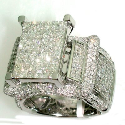 Y7CLR401R1/W - 14K White Gold Engagement Ring