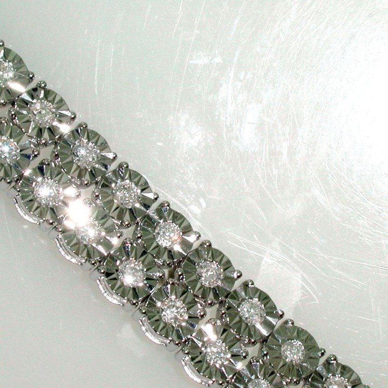 Y8RBR355H2/W - 14K White Gold Bracelet