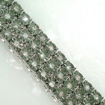 Y8RBR356J3/W - 14K White Gold Bracelet