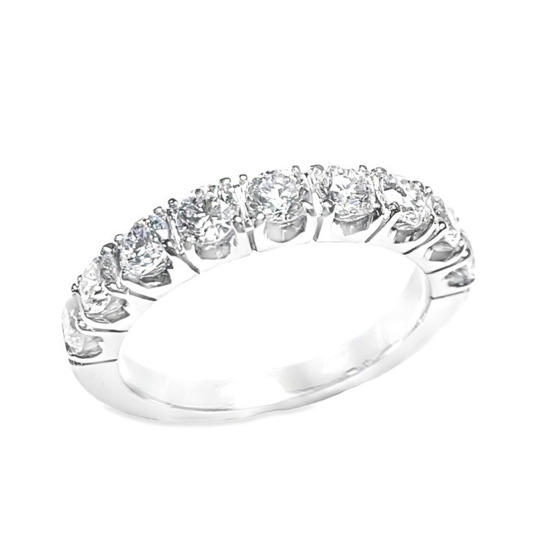 UB10512LTW - 14K White Gold Wedding Band