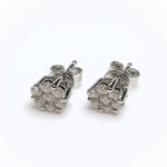 ER527W - 14K White Gold Earrings