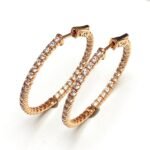 E912-1CEP - 14K Rose Gold Earring