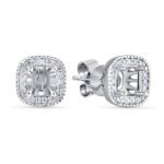UBV7044E-SMW - 14K White Gold Earrings