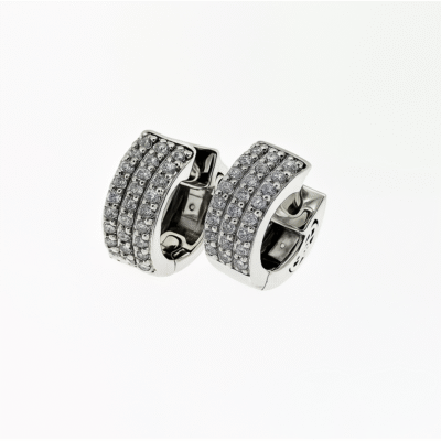 F234-1SCEW55 - 14K White Gold Earrings
