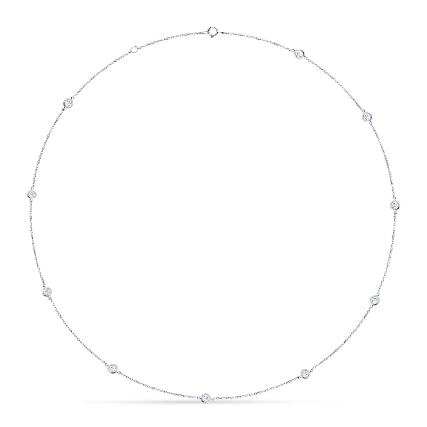 KN700164W - 14K White Gold Necklace