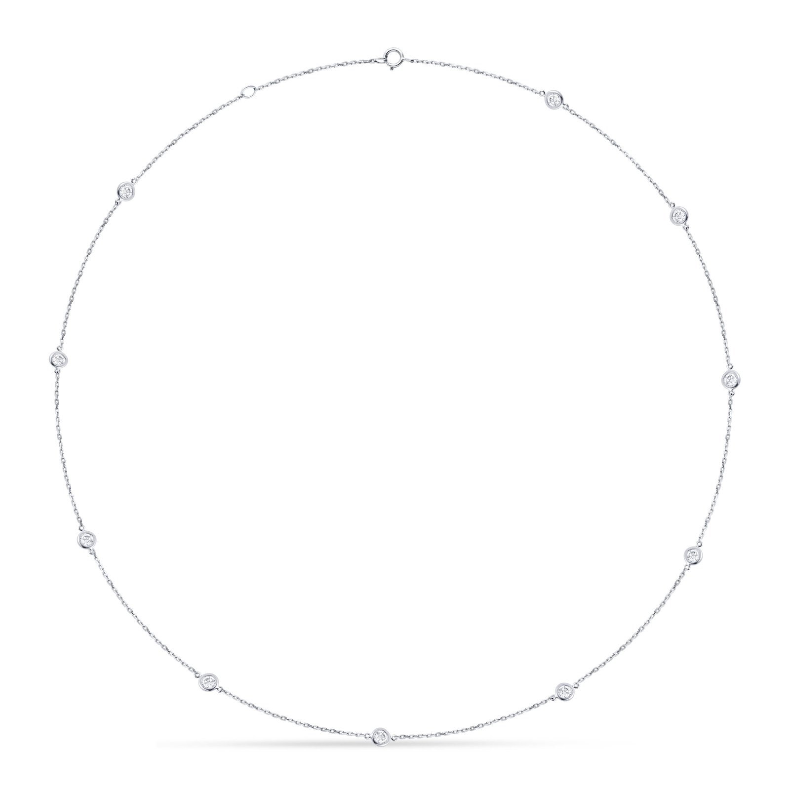 KN700164W - 14K White Gold Necklace