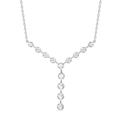KP611169W - 14K White Gold Earring