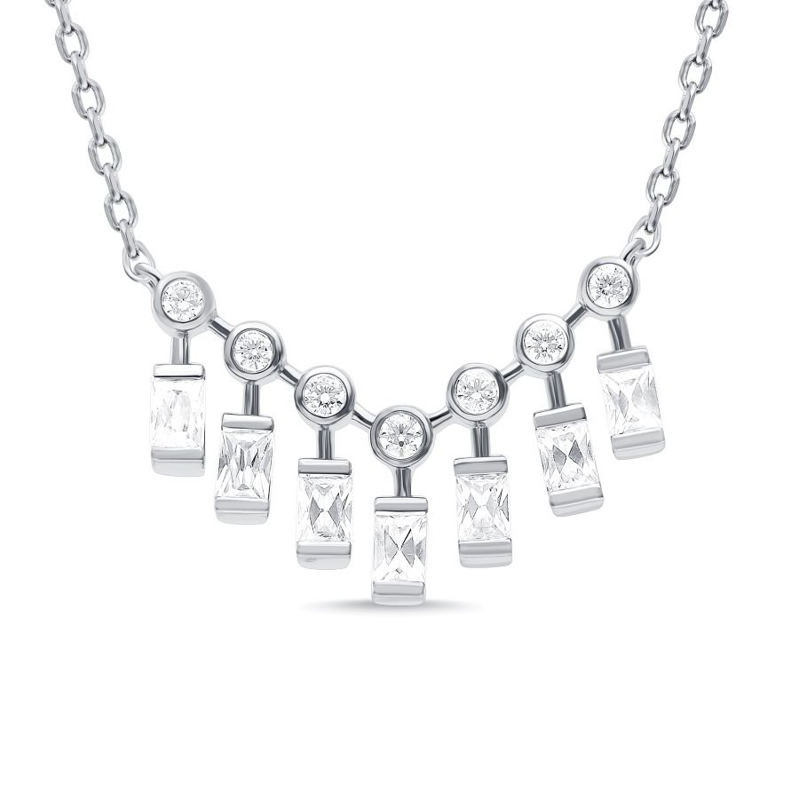 KP612468W - 14K White Gold Necklace