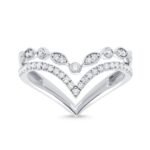 KR109484W - 14K White Gold Fashion Ring