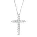 UBV6835PEW - 14K White Gold Cross Pendant