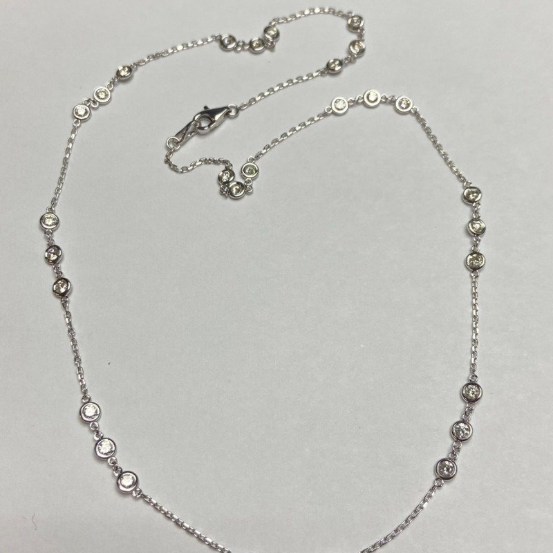 SJT03-2.7NW - 14K White Gold Necklace