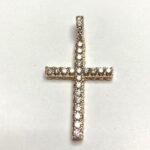 UB10420-3PY - 14K Yellow Gold Cross Pendant