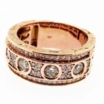UB8946GP - 14K Rose Gold Gents Ring