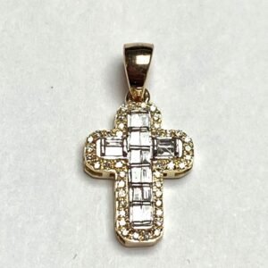CO14KCRW020 - 14K Yellow Gold Cross Pendant