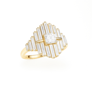 CO14FRY193 - 14K Yellow Gold Fashion Ring