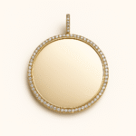 CODE-15-10Y - 10K Yellow Gold Pendant