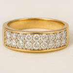 UB9766GKY23 - 14K Yellow Gold Gents Ring