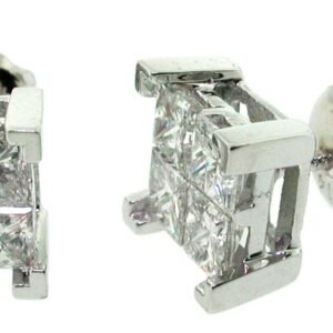 EV4154KW - 14K White Gold Earrings
