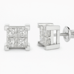 EV4154KW - 14K White Gold Earrings