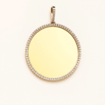 CODE-6-10Y - 10K Yellow Gold Pendant