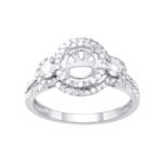 R36863LSWBH - 14K White Gold Engagement Ring