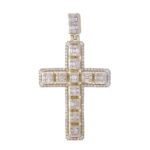 AP11619P – 14K Rose Gold Cross Pendant