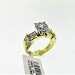 CO18KSMY-OVH – 18K Yellow Gold Semi Mount Ring