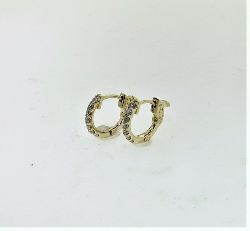 F236-2SCEY. - 14K Yellow Gold Earring