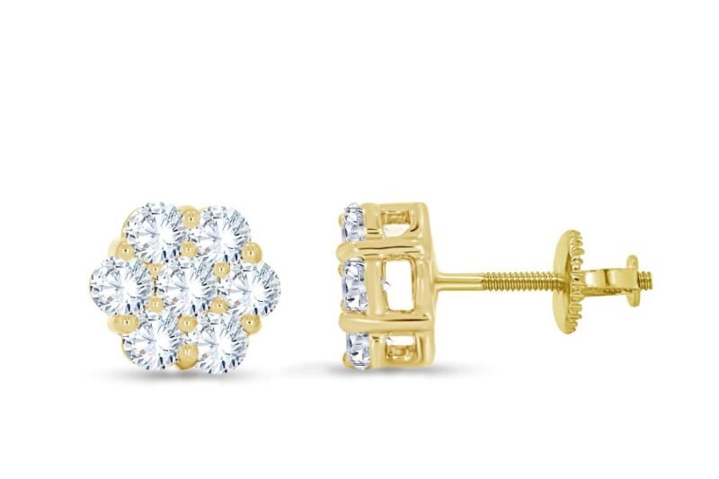 FJE1558Y - 14K Yellow Gold Earring