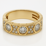 UB8841GY - 14K Yellow Gold Gents Ring
