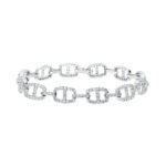 KB500613W - 14K White Gold Bracelet