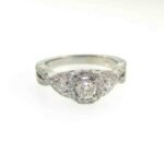 UB10381SMW – 14K White Gold Semi Mount Ring
