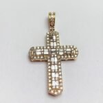 P2119Y - 14K Yellow Gold Cross Pendant