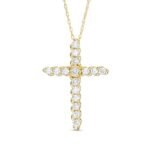 UBV6835PHY - 14K Yellow Gold Cross Pendant