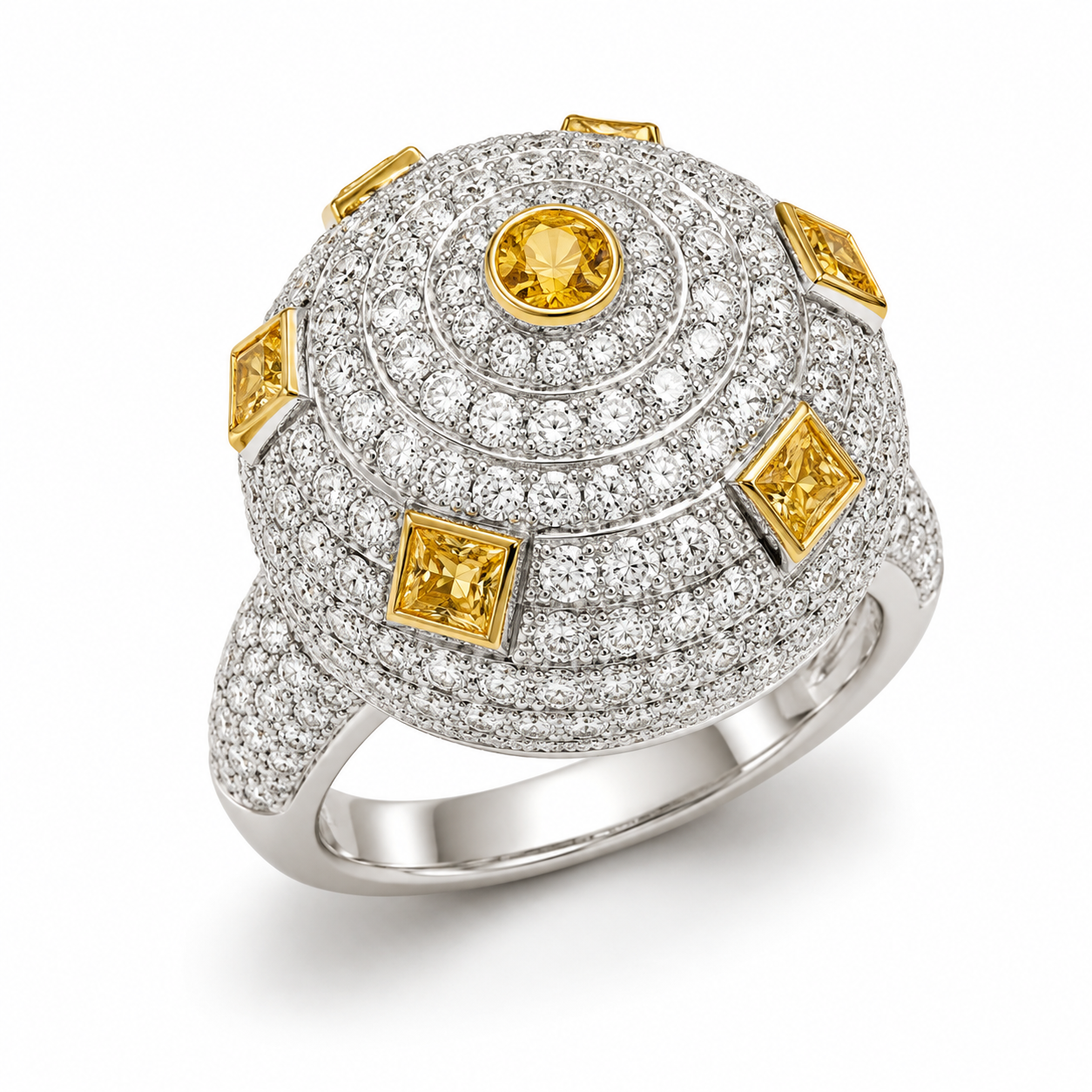 R2170-18W-Gents Ring